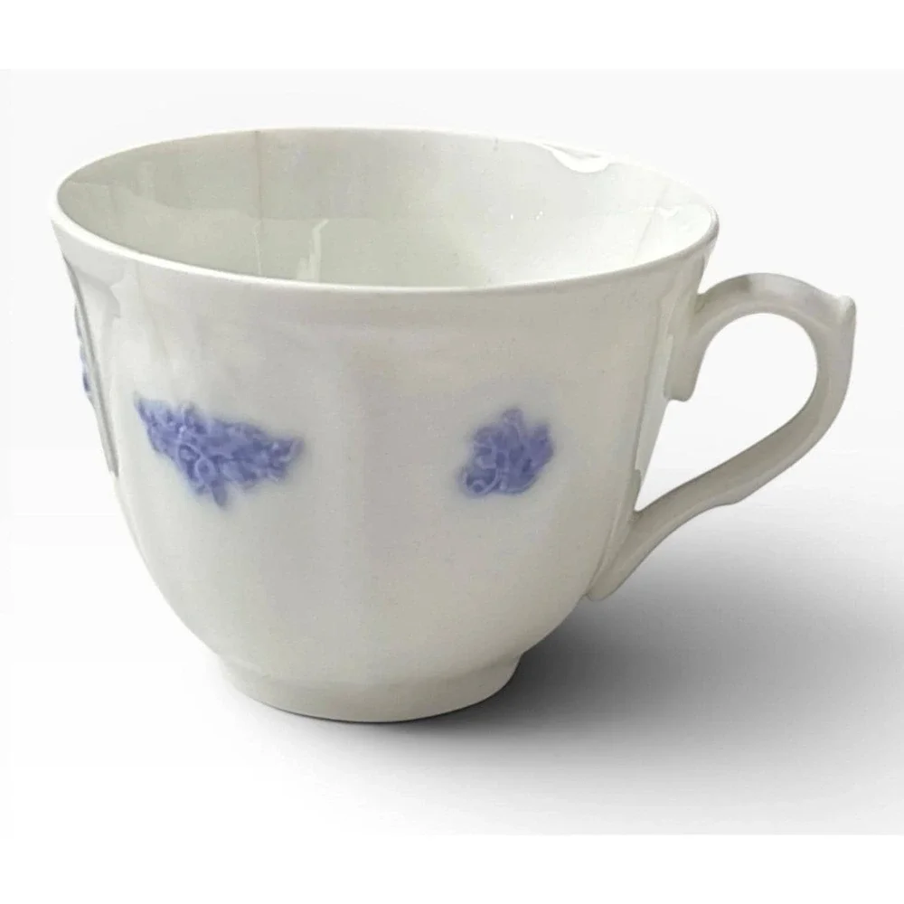 Vintage Royal Adderley Chelsea‎ Blue Grape Embossed Tea Cup